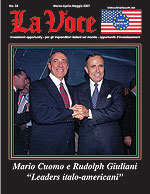La Voce - Mario Cuomo e Rudolph Giuliani
