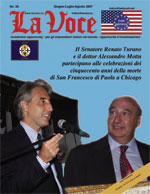 La Voce - Il Senatore Renato Turano e il dottor Alessandro Motta
