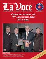 La Voce - Successo del 72mo Annivesario della Casa d'Italia
